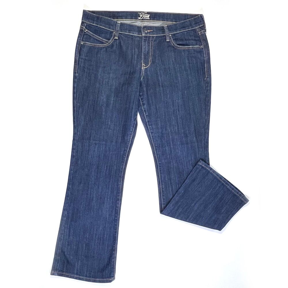 Old Navy Women's Boot Cut Jeans - Dark Blue